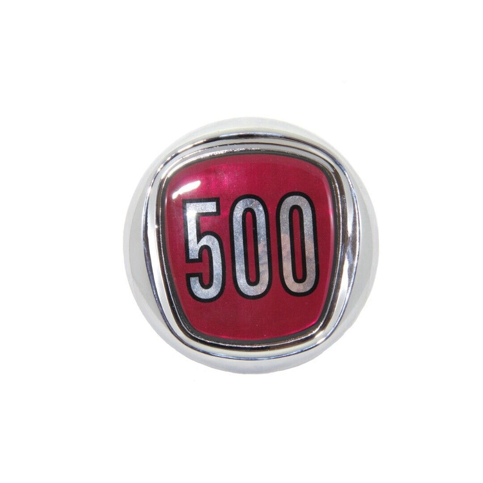 Fiat 500 2007 - 23 Front Plastic Badge Custom Tuning Emblem 95mm.  Made in Italy