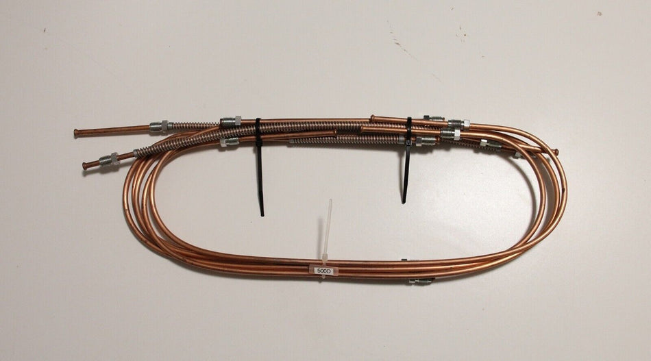 CLASSIC FIAT 500 N D COMPLETE COPPER BRAKE PIPE KIT WITH JOINT TUBE BRAND NEW