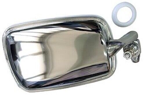 CLASSIC VW BEETLE WING MIRROR LEFT NEAR SIDE Chrome Stainless 113857513D