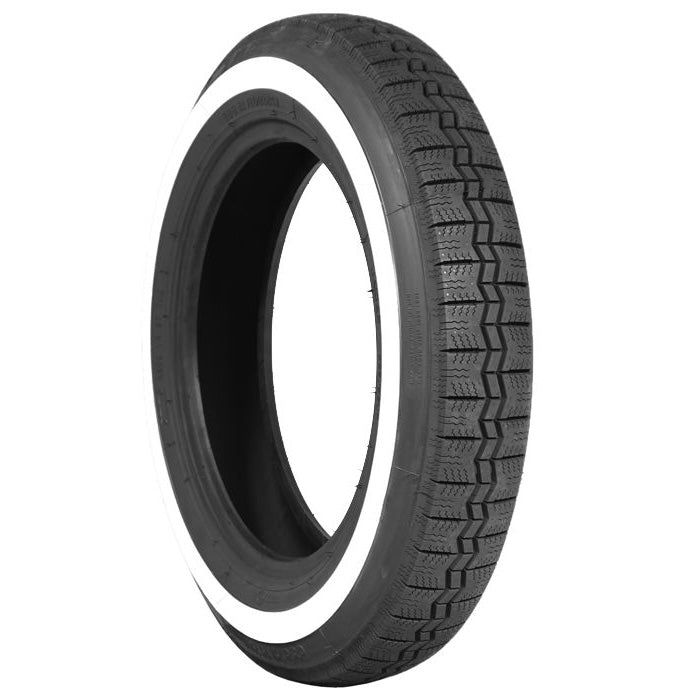 Classic Fiat 500 126 White Wall Tyre Michelin X 125 R 12 Tubeless 18mm Wall