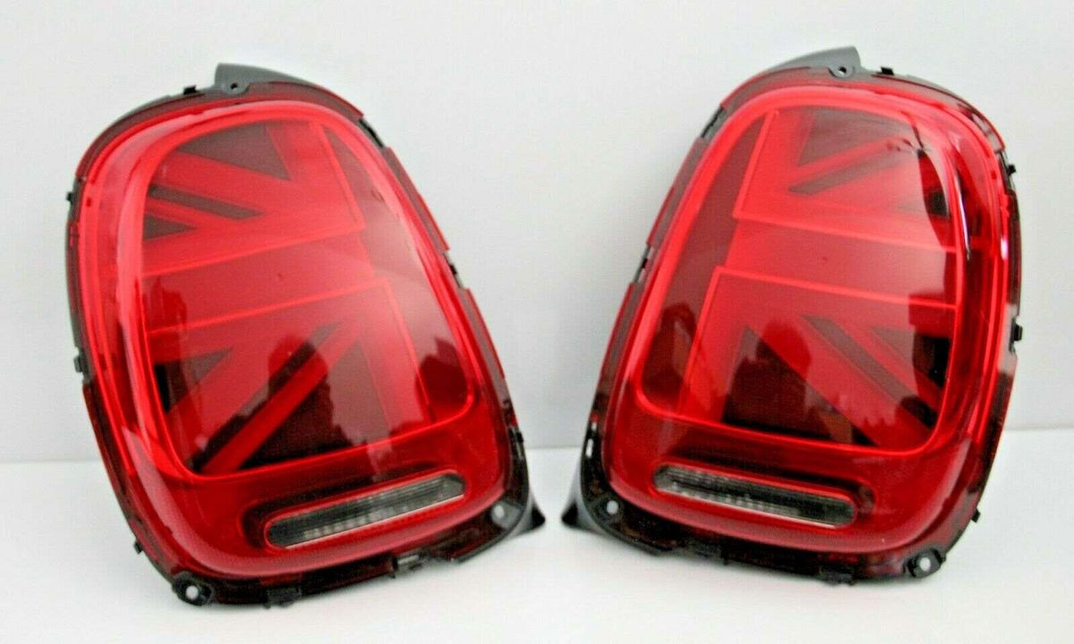 2x GENUINE OEM MINI F55 F56 F57 (LCI) UNION JACK REAR TAIL LIGHT LED LAMP PAIR