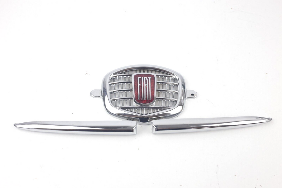 Classic Fiat 500 N D F Front Metal Badge Emblem 3 Piece Wings Highest Quality