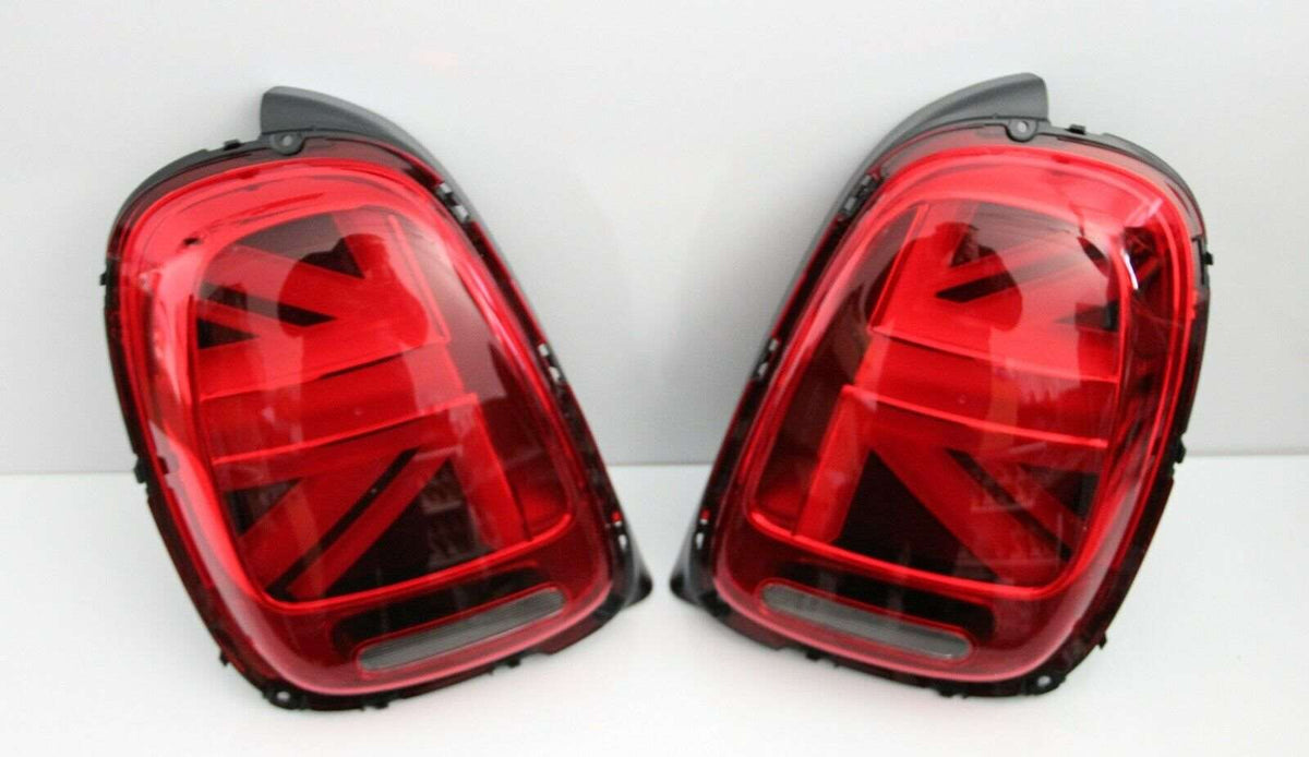 2x GENUINE OEM MINI F55 F56 F57 (LCI) UNION JACK REAR TAIL LIGHT LED LAMP PAIR