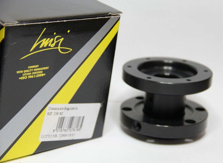 Adjustable Steering Wheel Boss Kit Hub Spacer 25 - 33 - 44 - 54 mm Black Luisi