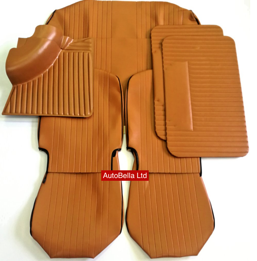 Classic Fiat 500L Tan Interior Seat Covers Door Cards Kit Brand New