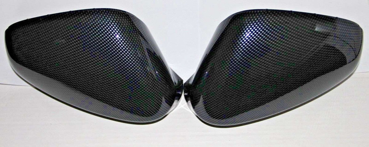 2x ALFA ROMEO GIULIETTA MiTo 159 CARBON LOOK WING MIRROR COVER CAPS REPLACEMENT