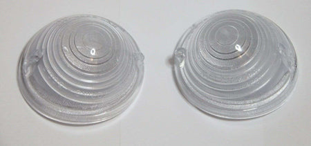 2 x CLASSIC FIAT 500 FRONT INDICATOR LENS CLEAR KIT INDICATORS SIDE LIGHT LENSES