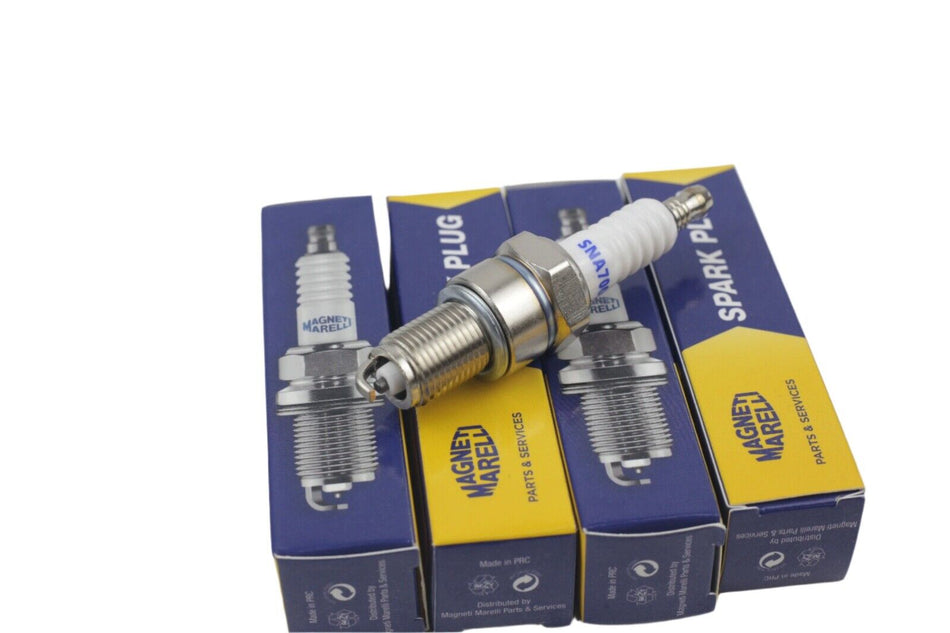 4x Classic Fiat Alfa Mini Genuine Magneti Marelli Spark Plugs SNA7004-8 CW7LP