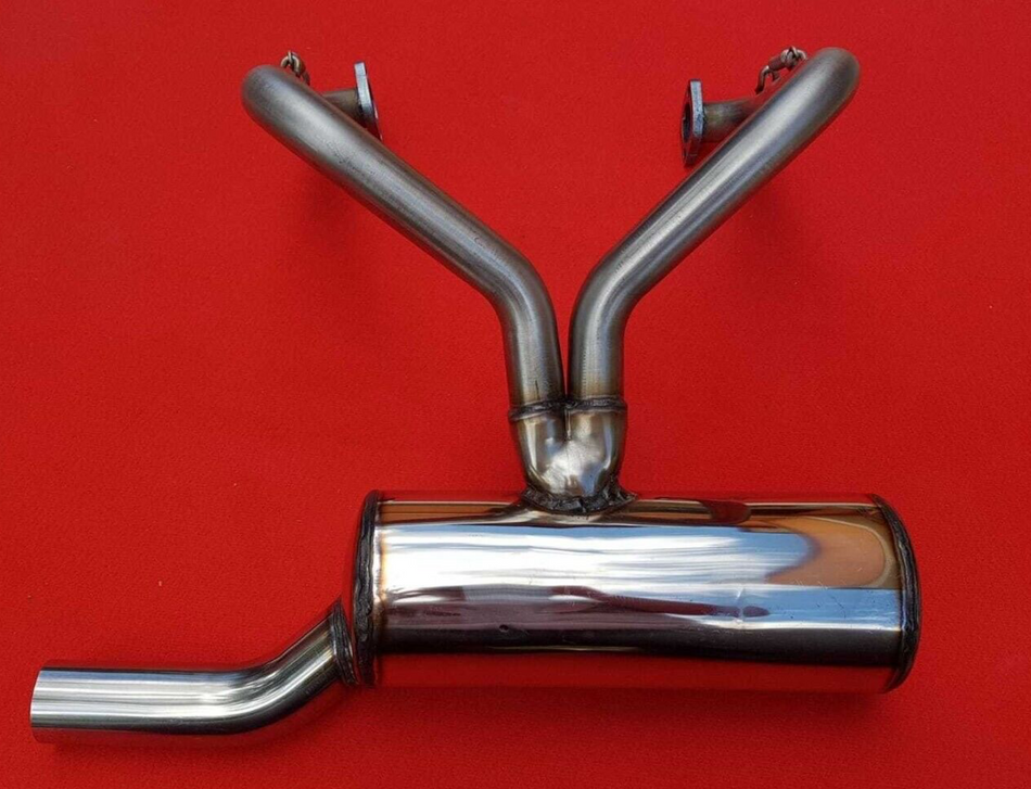 Classic Fiat Abarth 500 126 Sport Exhaust Stainless Steel 595cc 650cc Brand New