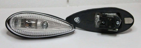 2x CLASSIC FIAT 500 N NUOVA PAIR SIDE REPEATER INDICATOR LAMP CLEAR BRAND NEW