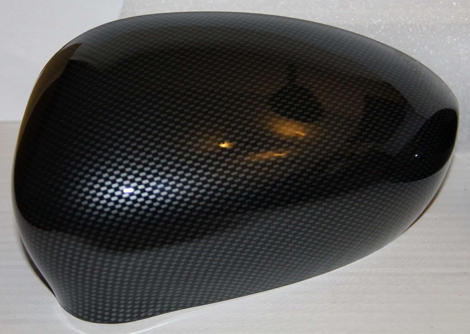 2x FIAT 500 CARBON LOOK COVER MIRROR CAPS REPLACEMENT ABARTH BRAND NEW