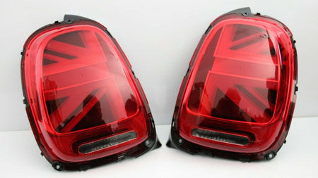 2x GENUINE OEM MINI F55 F56 F57 (LCI) UNION JACK REAR TAIL LIGHT LED LAMP PAIR