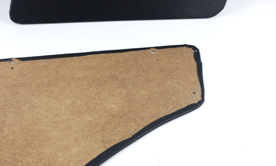 Classic Fiat 500 D Rear Door Card Panels Black Interior Vinyl Highest Quality