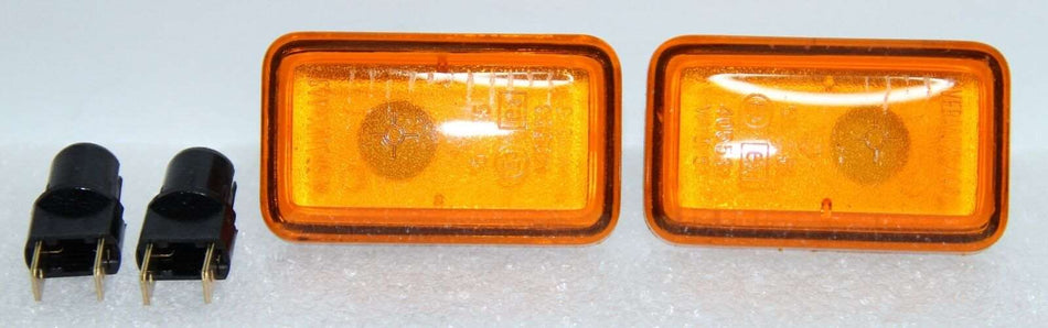 2x VOLKSWAGEN GOLF MK2 POLO MK2 CADDY SIDE REPEATER INDICATOR LAMPS VW BRAND NEW