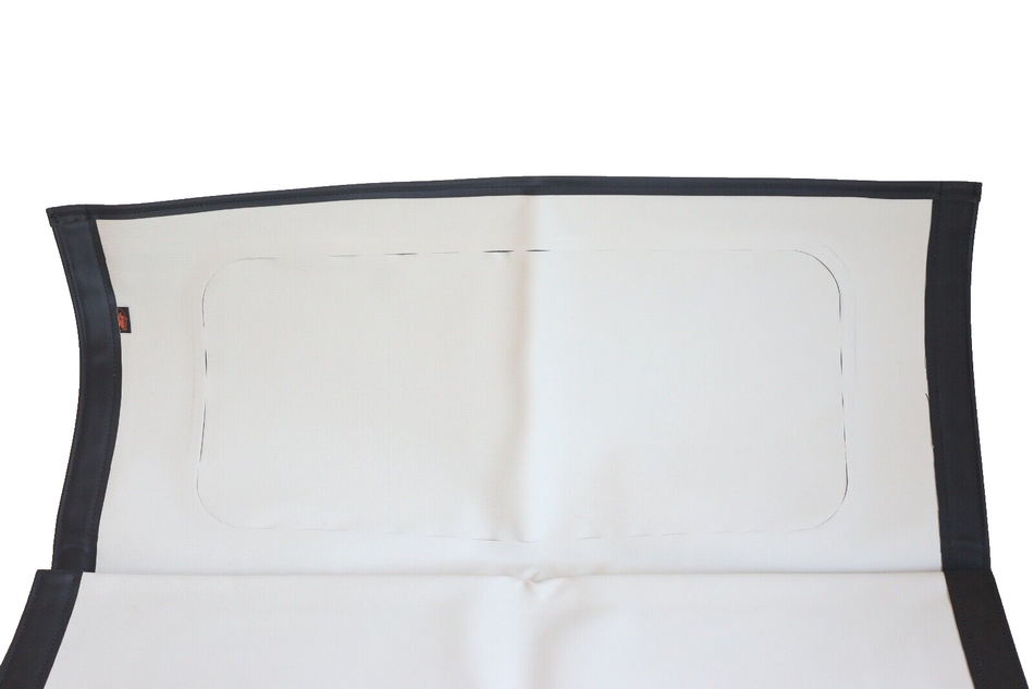 Classic Fiat 500 N D Black Long Soft Top Sun Roof Convertible With Rear Window