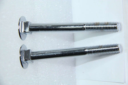 2X CLASSIC FIAT 500 CHROMED BUMPER BOLT SCREW FRONT REAR BUMPER BRAND NEW *PAIR*