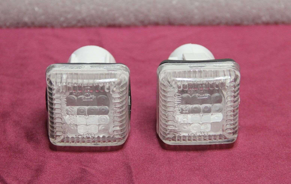 2X FORD ESCORT MK3 FIESTA MK2 SIERRA MKII ORION INDICATOR SIDE REPEATER WHITE