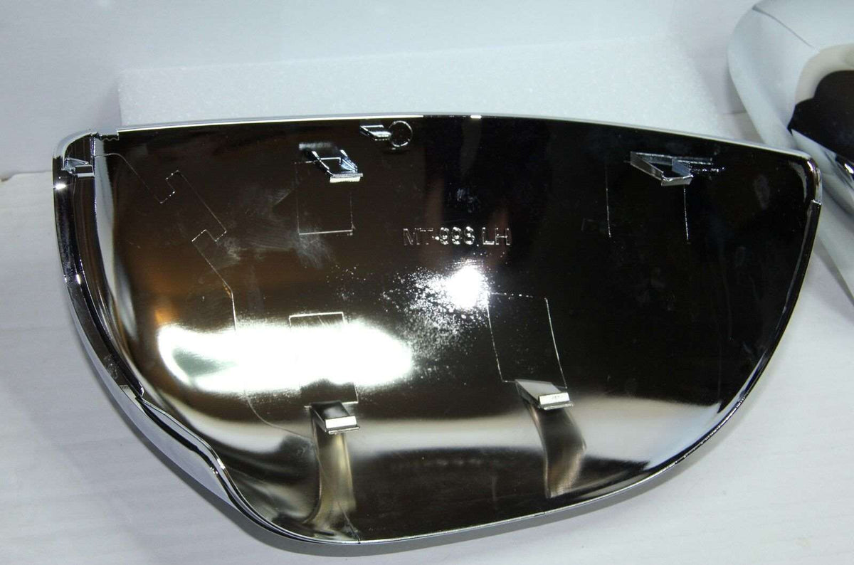 2 x FIAT PANDA (2009-2012) CHROME WING MIRROR CAPS (PAIR) BRAND NEW