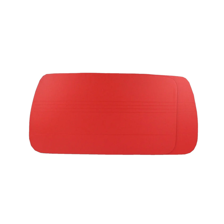 Classic Fiat 500 D G Front Door Card Panels Red Interior Vinyl Highest Quality