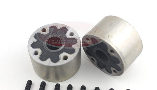 Classic Fiat 500 126 600 Rear Drive Shaft Couplings Bolts & Locking Pl ...
