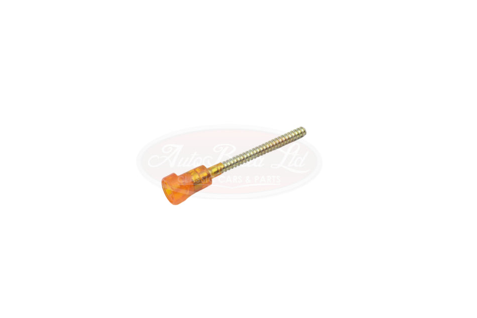 Classic Fiat 126 Amber Orange Lamp Light Lens Screw Long 48mm