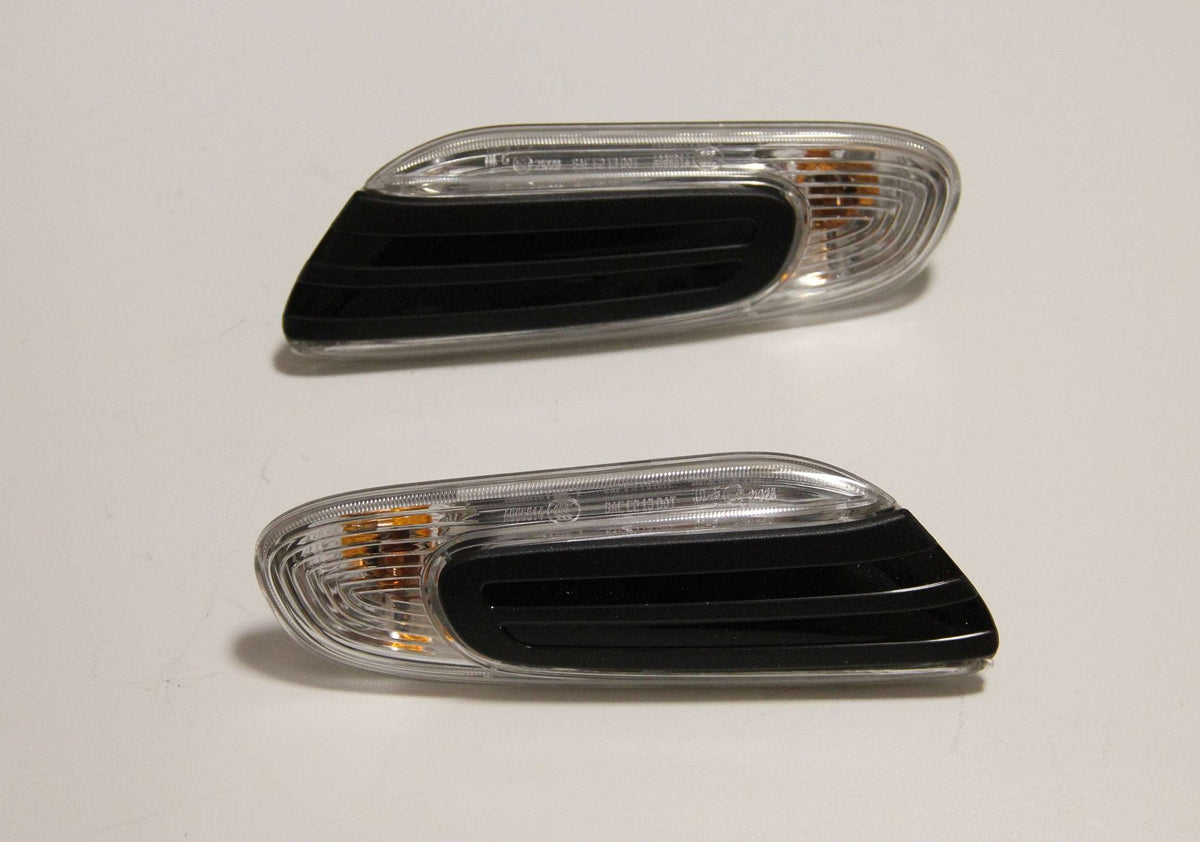 2x OEM BMW MINI F56 F55 F57 CLEAR SIDE INDICATOR REPEATER SCUTTLE TRIM COOPER