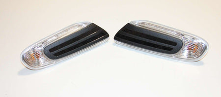 2x OEM BMW MINI F56 F55 F57 CLEAR SIDE INDICATOR REPEATER SCUTTLE TRIM COOPER