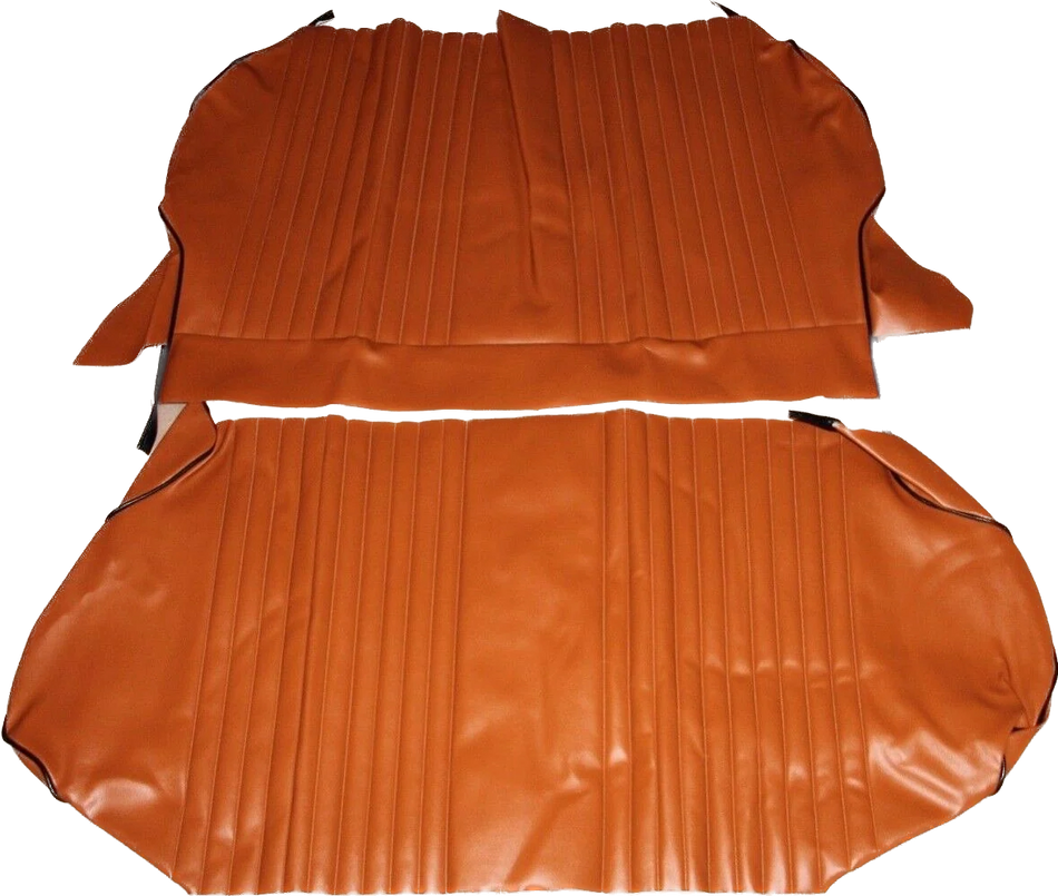 CLASSIC FIAT 500 L SEAT TRIM KIT UPHOLSTERY FRONT & REAR SEAT COVERS TAN OCRA