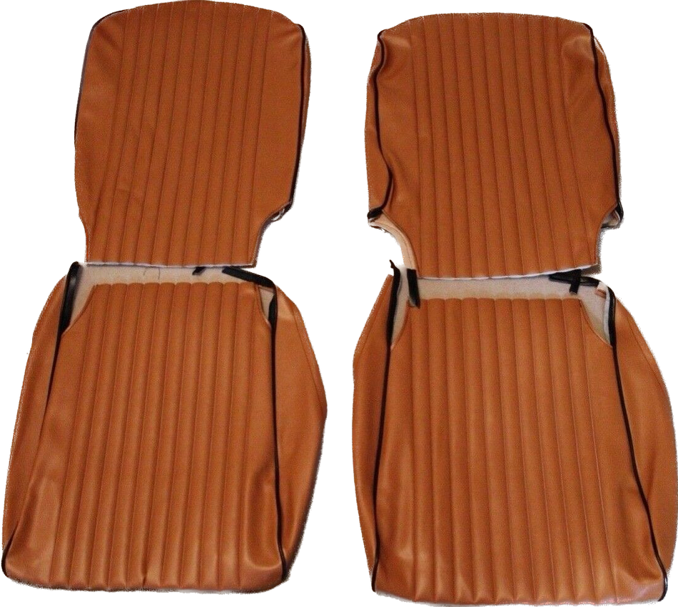 CLASSIC FIAT 500 L SEAT TRIM KIT UPHOLSTERY FRONT & REAR SEAT COVERS TAN OCRA