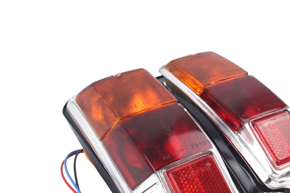 Classic Fiat 500 Rear Tail Lights Assembly "Altissimo" Highest Quality Brand New