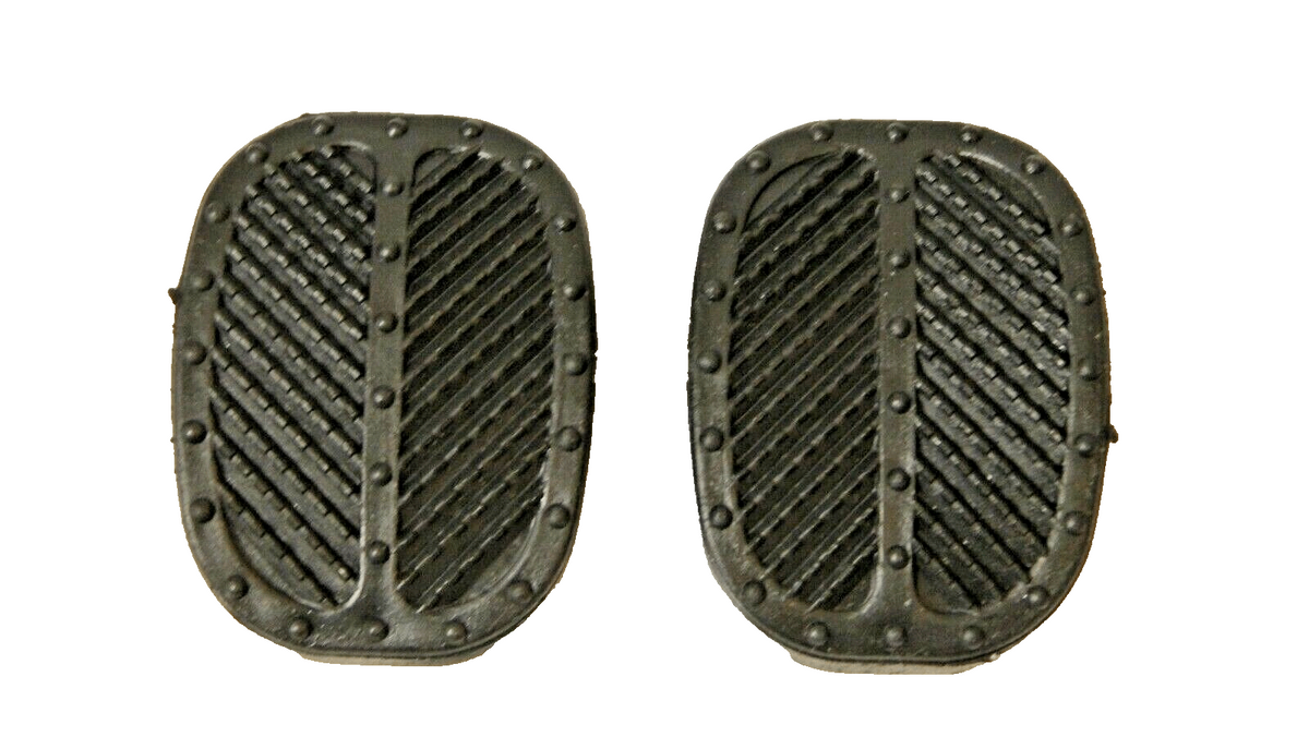 fiat 500 pedal covers 2x CLASSIC FIAT 500 (1957-74) FIAT 126 CLUTCH & BRAKE PEDAL COVERS RUB – AutoBella Classic Italian Car Parts