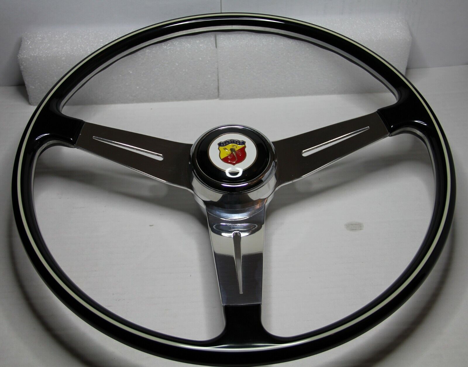 CLASSIC FIAT 500 600 750 850TC 595 695 ABARTH STYLE STEERING WHEEL 395mm  UNIQUE!