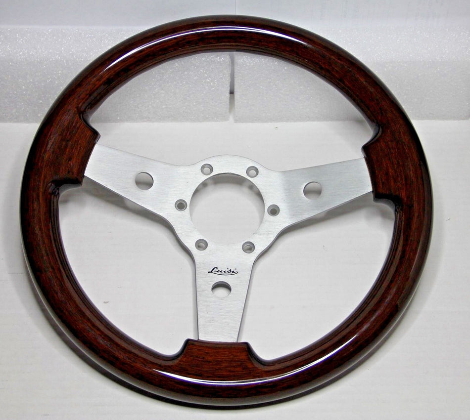 BMW E30 E32 E34 WOOD STEERING WHEEL 310mm 12.3" LUISI MAHOGANY BRAND NEW