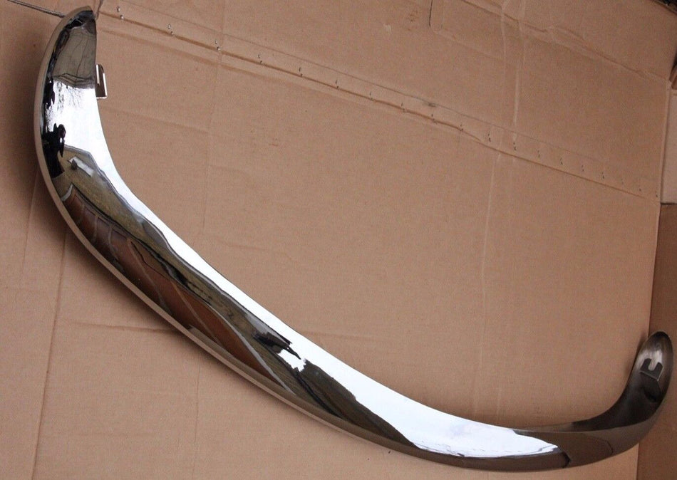 CLASSIC FIAT 124 FRONT REAR BUMPER SET EURO SERIES 1 CHROME BUMPERS BRAND NEW