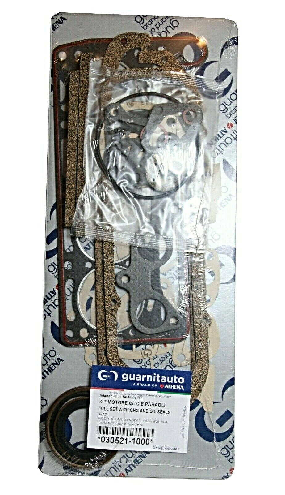 CLASSIC FIAT 600 D T MULTIPLA COMPLETE ENGINE GASKET KIT + HEAD GASKET BRAND NEW