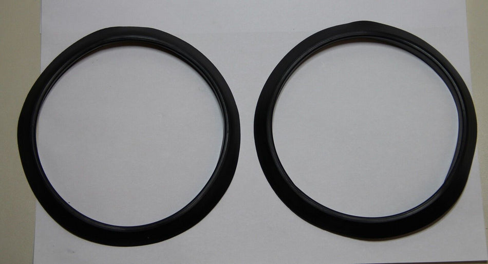 CLASSIC FIAT 500 D F L R HEADLAMP GASKET RUBBER (PAIR) - BRAND NEW!