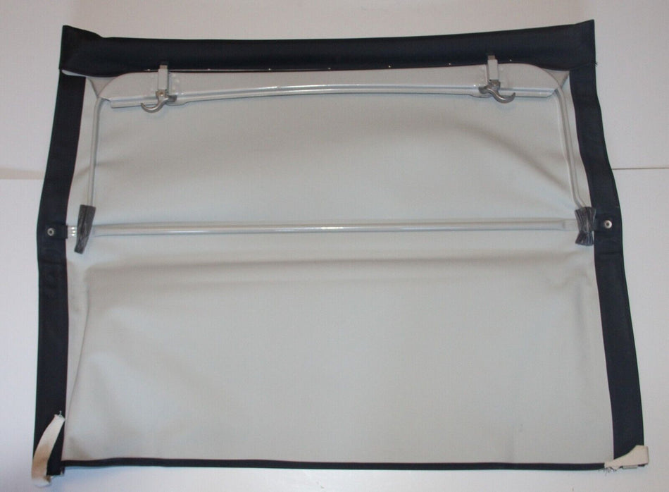 CLASSIC FIAT 500 D COMPLETE BLACK SOFT TOP SUNROOF FRAME STRUCTURE SHORT MODEL