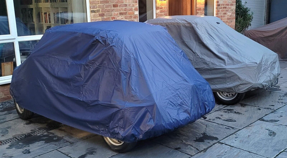 Classic Fiat 500 1957-75 Waterproof Car Cover Full Protection Blue Made in Italy