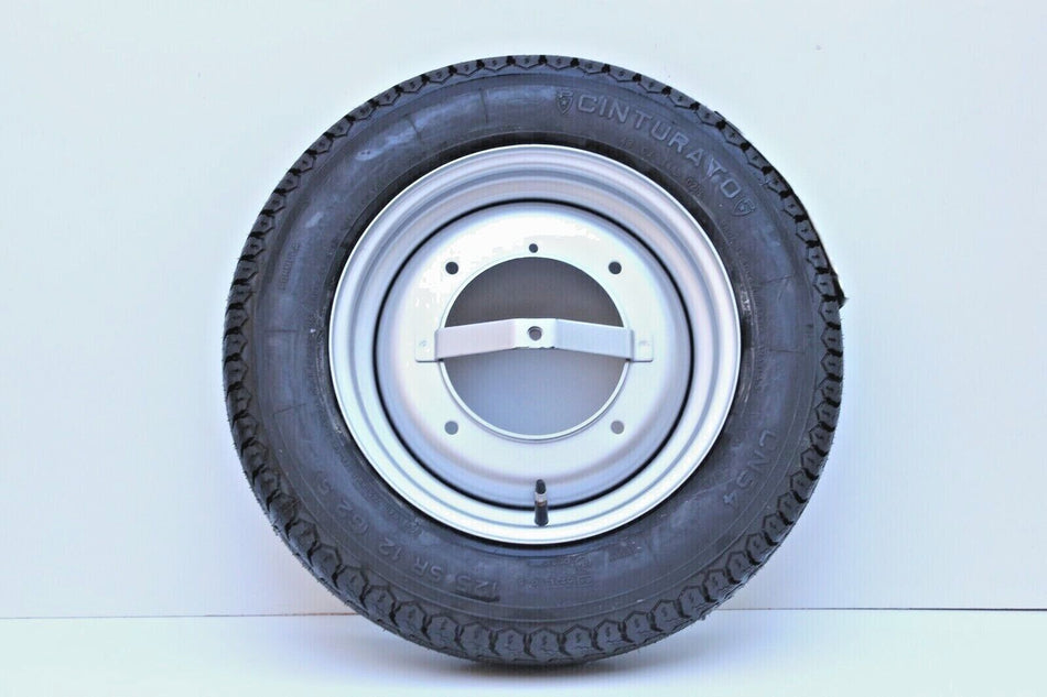 CLASSIC FIAT 500 PIRELLI TYRE 125X12 TYRE AND ROAD WHEEL BRAND NEW!