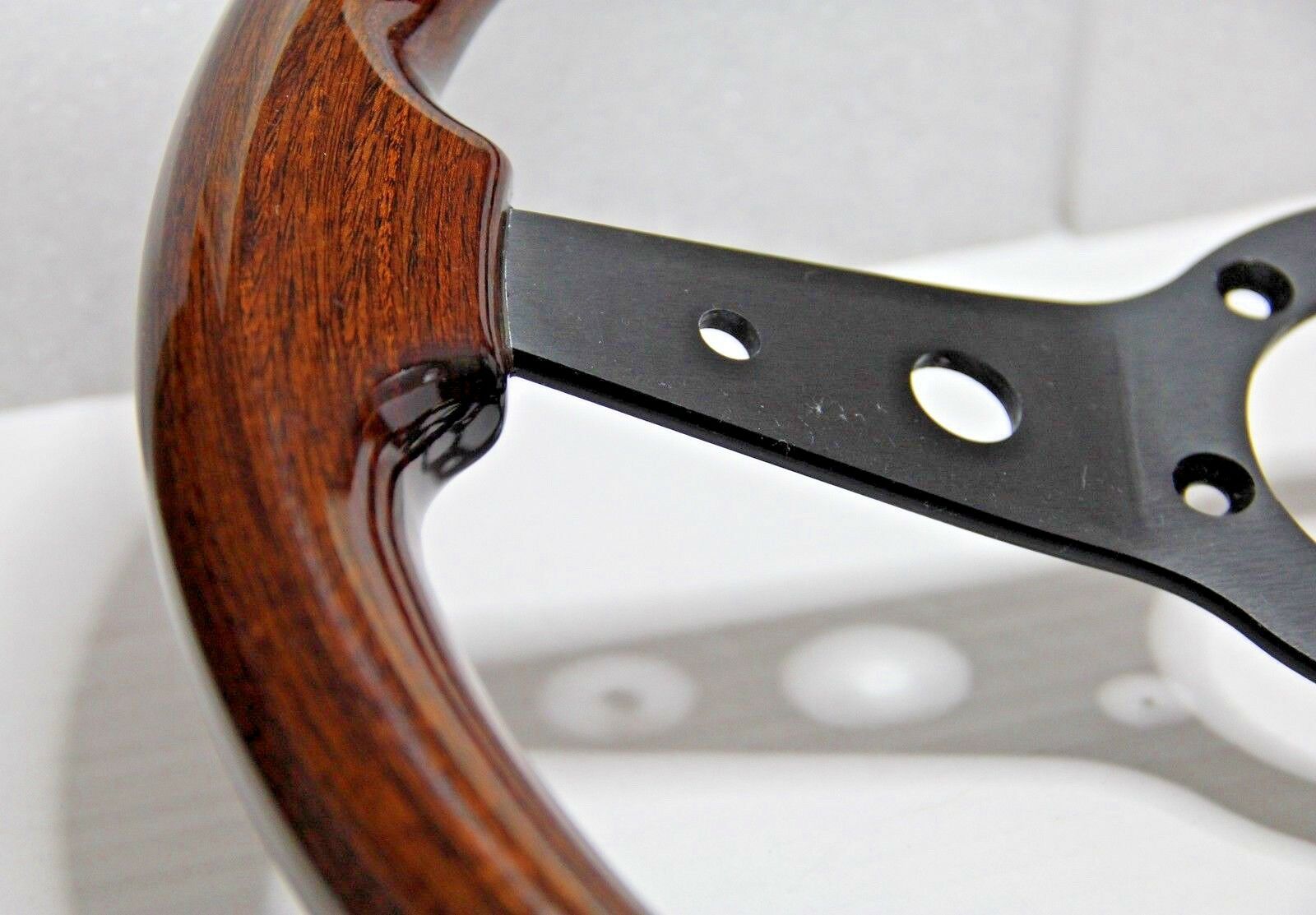Steering Wheel fits For BMW ALPINA Wood Black E31 E32
