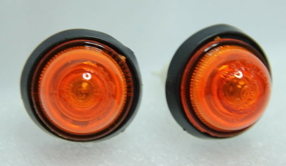 CLASSIC FIAT PANDA 30 45 FIAT 127 PAIR OF SIDE REPEATER INDICATOR LAMP ORANGE