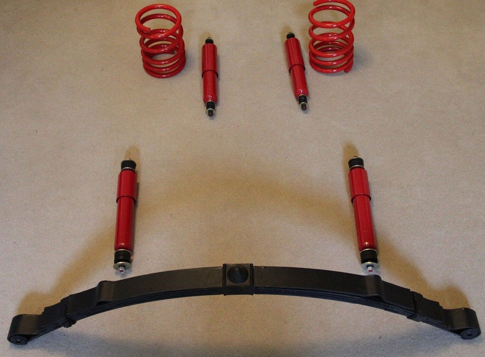 CLASSIC FIAT 500 126 ABARTH SPORT LOWERED SUSPENSION KIT SPRINGS LEAF SPRING