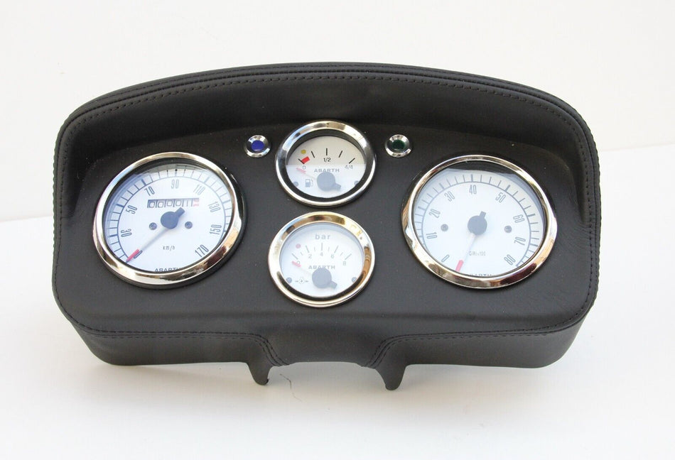 Classic Fiat 500 N D F R Abarth Speedo Speedometer Dashboard Dials Leather