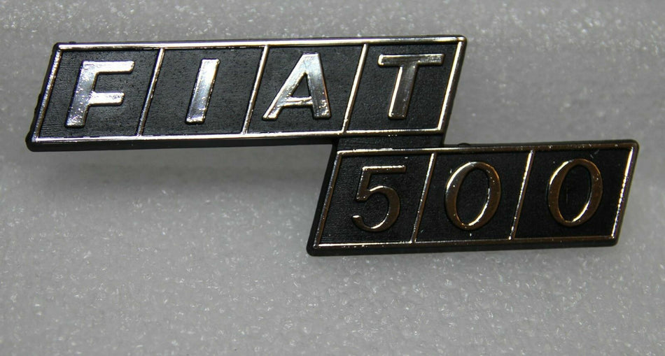 CLASSIC FIAT 500 REAR BADGE BONNET BADGE HOOD BADGE EMBLEM PLASTIC BRAND NEW