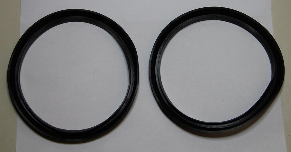 CLASSIC FIAT 500 D F L R HEADLAMP GASKET RUBBER (PAIR) - BRAND NEW!