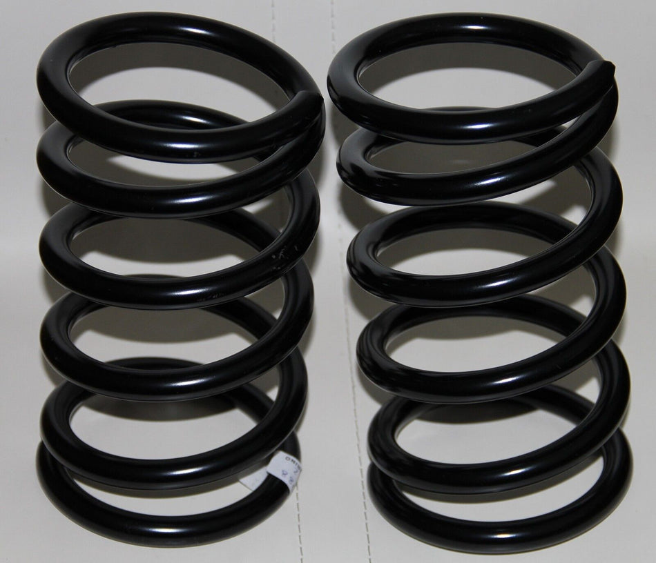 CLASSIC FIAT 500 F/L/R STANDARD 220mm. REAR SUSPENSION COIL SPRING BLACK PAIR