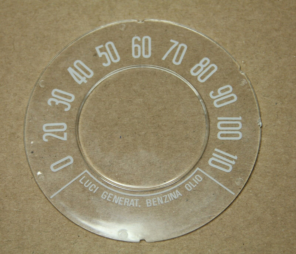 CLASSIC FIAT 500 N D SPEEDO SPEEDOMETER GLASS ( Km/h) ROUND SPEEDO BRAND NEW