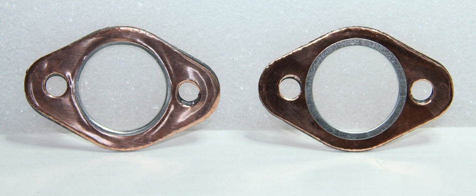 CLASSIC FIAT 500 FIAT 126 COPPER EXHAUST GASKET (PAIR) HIGHEST QUALITY