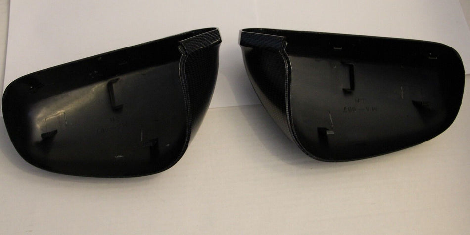 2x ALFA ROMEO GIULIETTA MiTo 159 CARBON LOOK WING MIRROR COVER CAPS REPLACEMENT