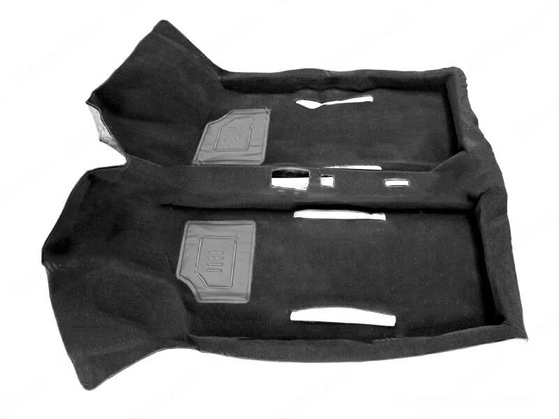 CLASSIC FIAT 600 BLACK INTERIOR CARPET MOQUETTE FLOOR CARPET  BRAND NEW
